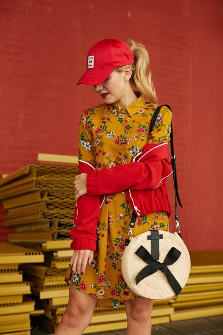 bogota-fashion-week-2018-checkered-suit-inspo-floral-dress-red-jacket-2