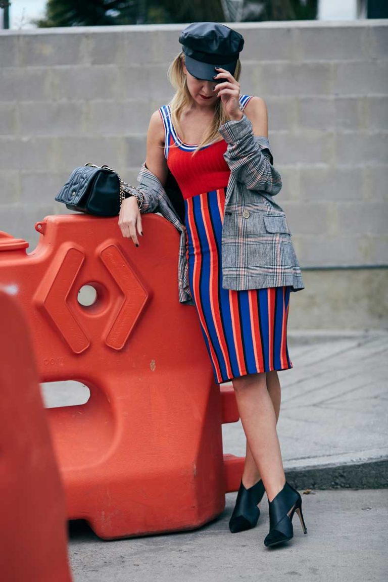 bogota-fashion-week-2018-checkered-suit-inspo-stripes-dress-1
